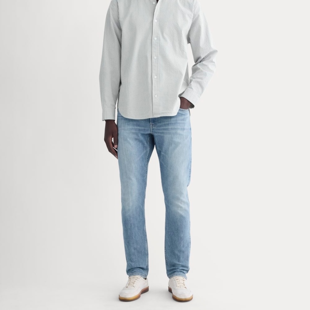 Everlane Men's Selvedge Slim-Fit Jean in Longbay, Size 31x30, Cotton/Denim